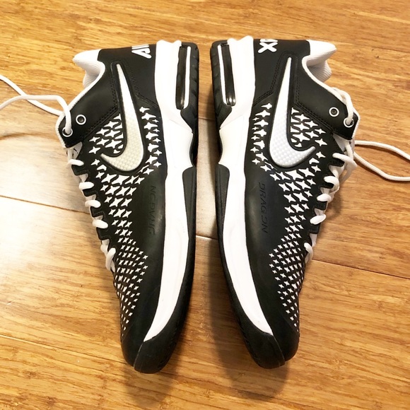 Nike | Shoes | Nike Air Max Cage Dragon Black White Tennis Shoe | Poshmark